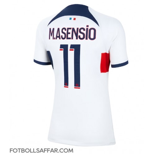 Paris Saint-Germain Marco Asensio #11 Bortatröja Dam 2023-24 Kortärmad